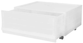 Modulárny úložný box Wave Mist s kolieskami 54,6 x 43,4 x 22 cm, široký - 1 zásuvka - kolieska