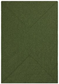 Kusový koberec Braided 105554 Green – na von aj na doma, 80x150, zelená, chodba / predsieň, Hanse Home