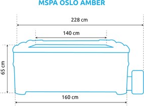 Marimex | Vírivý bazén MSPA Oslo Amber F-AM063W | 11400284