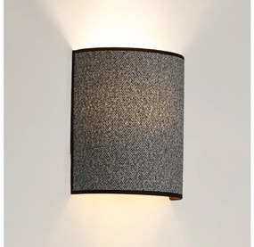 Brilagi - Nástenné svietidlo SEMI 1xE27/15W/230V pr. 20 cm šedá