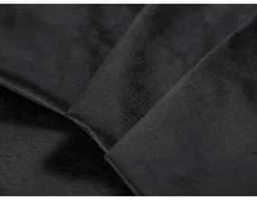 Tmavosivá zamatová rozkladacia pohovka Milo Casa Luca