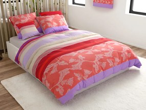 Obliečky z Renforcé bavlny IMARA červené Rozmer obliečky: 2 ks 80 x 80 cm | 200 x 220 cm