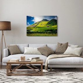 Obraz horskej krajiny (90x60 cm)