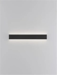 LED nástenné svietidlo Seline 60 čierne