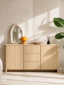 Komoda so zásuvkami Sorrenti 168 cm - dub vicenza