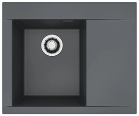 ALVEUS CZ PURE-G 50 L černý A91 + QC sifon_algranit