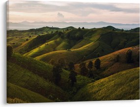 Obraz - Výhľad na thajské kopčeky (70x50 cm)