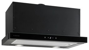 Klarstein Vinea, digestor, 60 cm, vstavaný, 610 m³/h, plochá konštrukcia, čierny