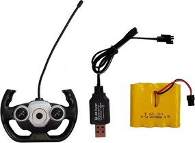 LEAN Toys Hasičské auto pre rádiové diaľkové ovládanie (R/C), červené