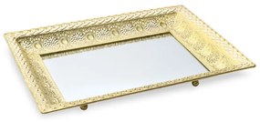 Sada dekoračných podnosov GLORI 01 zlatá (3 ks)