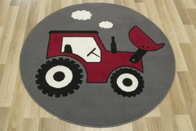 Detský koberec Luna Kids  534457/51915 Traktor, krémový