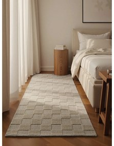 Krémový ručne tkaný vlnený behúň 80x200 cm Scala – Villeroy&amp;Boch