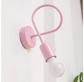 Nástenné svietidlo OXFORD 1xE27/15W/230V ružové