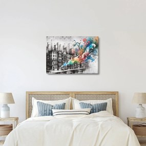 Obraz - Priemyselný život (70x50 cm)