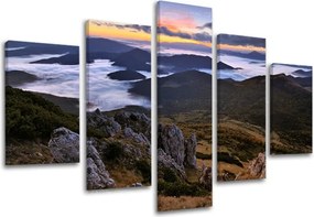 Obraz na stenu 5 dielny SLOVENSKO SK012E50