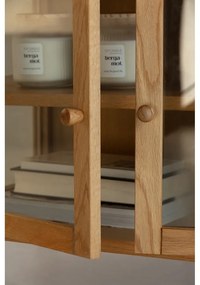 TV stolík v dekore duba v prírodnej farbe 160x50x40 cm Ceci – MOME