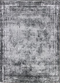 Koberec Elite 4356 GREY – sivý obdĺžnik so vzorom Rozmer: 60x100 cm