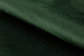 Rozkladacia pohovka FARELA 198 cm tmavo zelená, velúr