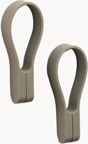 Silikónové magnetické držiaky na uteráky Loop, 2 ks