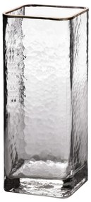 Skleněná váza Serenite 10x10x24,5 cm čirá