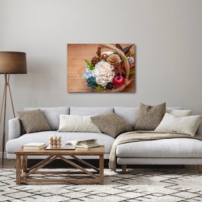 Obraz prúteného koša (70x50 cm)