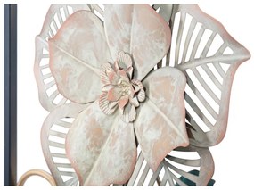 Kovová závesná dekorácia so vzorom kvetín Mauro Ferretti Campur -A-, 31 x 90 cm