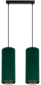 Luster na lanku AVALO 2xE27/60W/230V zelená/medená