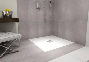 Polysan Polysan, FLEXIA sprchová vanička z liateho mramoru s možnosťou úpravy rozmeru 100x100cm, 71552