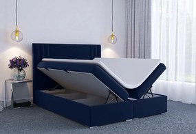 Čalúnená posteľ boxspring MORANO, 140x200, magic velvet 2215