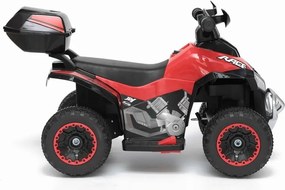 LEAN CARS Elektrická štvorkolka GTS1188-A, LED, hudba, červená