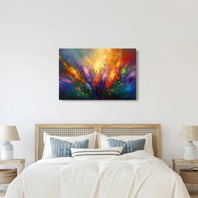 Obraz - Abstrakcia kvetov (90x60 cm)