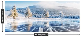 Fototapeta Vliesová Zamrznuté jazero 152x104 cm