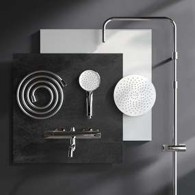 Sprchový systém AM.PM Hit F07TA500 s termostatickou vaňovou a sprchovou batériou, chróm