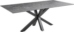 XXXLutz JEDÁLENSKÝ STÔL, čierna, tmavosivá, 200/100/75 cm P & B - Stoly - 002465001401