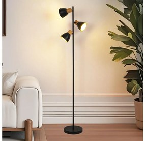 Brilagi - Stojacia lampa ODENSE 3xE14/10W/230V kaučukovník/čierna