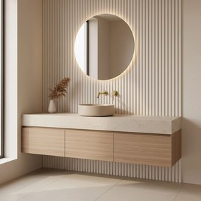 Rea Clif, umývadlová podomietková batéria, zlatá matná, REA-B5841