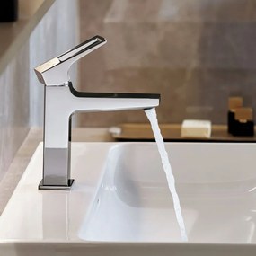 HANSGROHE Metropol páková umývadlová batéria s odtokovou súpravou Push-Open, strmeňová páka, výška výtoku 117 mm, chróm, 74507000