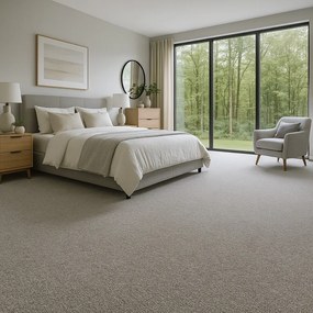 ITC, Metrážny koberec Feliz 091, na mieru, šíře 4m, šedá, filc, detská izba