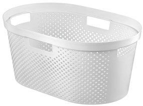 Biely kôš na bielizeň Curver Infinity, 40 l