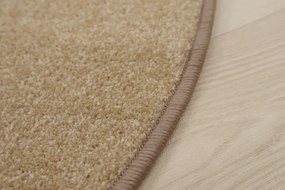 Vopi koberce Kusový koberec Eton béžový kvetina - 120x120 kvietok cm