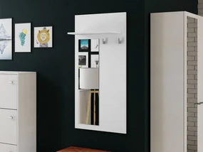 Vešiakový panel Tunbergia TN06, Farby: Biela