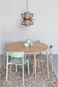 Okrúhly jedálenský stôl s doskou v dubovom dekore ø 100 cm Fabio – White Label