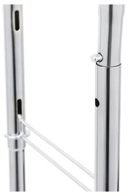 Mobilný stojanový vešiak LINEA strieborný