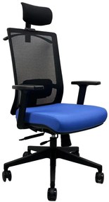 OFFICE MORE -  OFFICE MORE Kancelárska stolička DVIS modrá