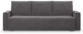 Trojmiestna rozkladacia sedačka NOTO tmavosivá