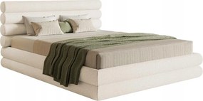 Manželská posteľ 160 cm Buffalo (rošt úl. priest.) (krémová čierna)