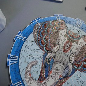 DAALO Dřevěné zvířecí puzzle - slon - AKCE!