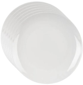 Orion Detský plytký porcelánový tanier MONA, pr. 21 cm, 6 ks