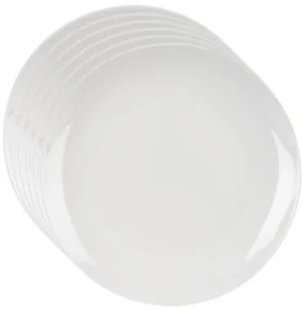 Orion Detský plytký porcelánový tanier MONA, pr. 21 cm, 6 ks