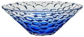 KRIŠTÁĽOVÁ MISA BOHEMIA JIHLAVA LISBOA OMBRE BLUE 300MM
